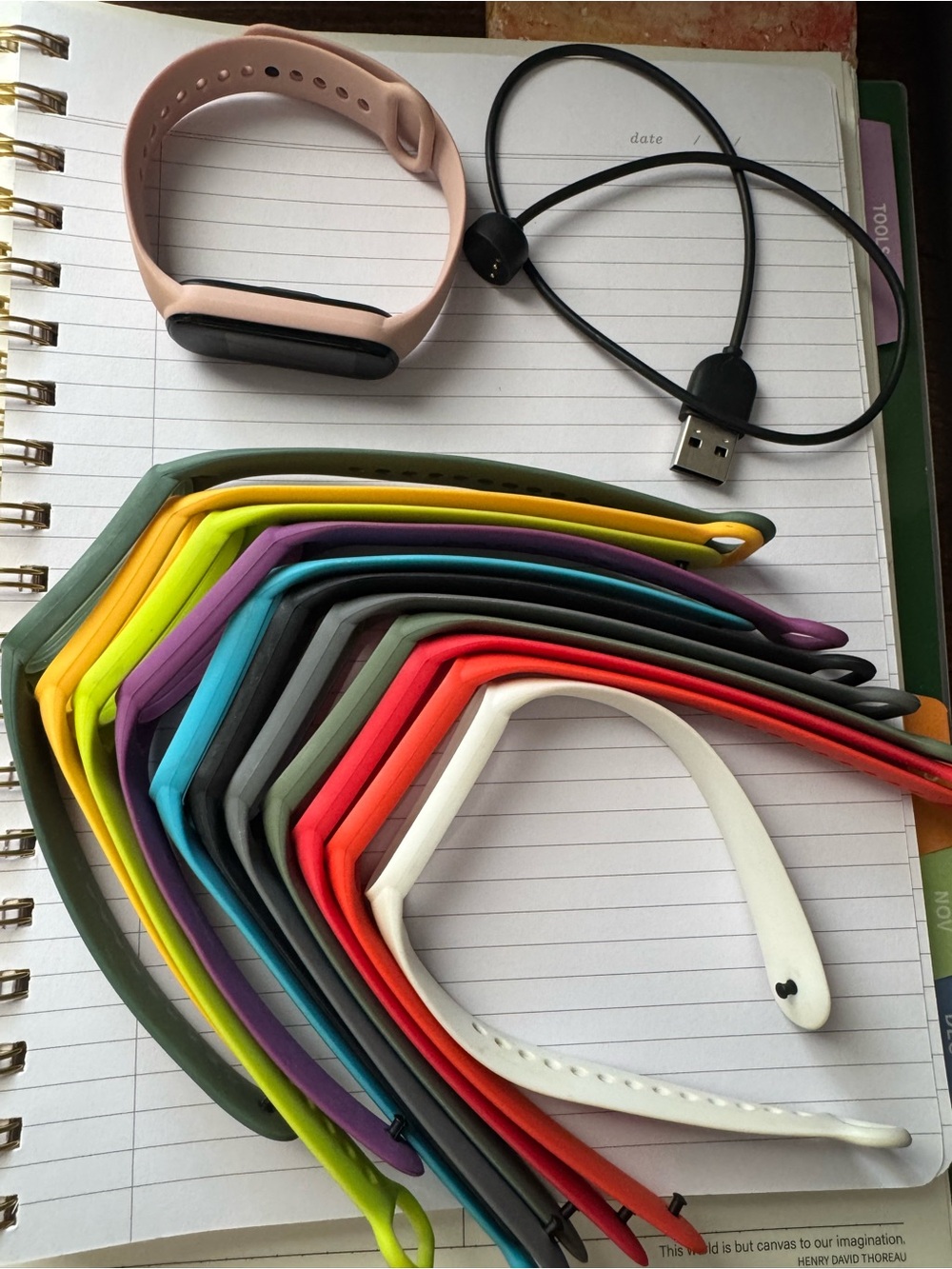 Amazfit Band 5 Silicone Fitness Tracker Bands Bundle with Pink Tracker
